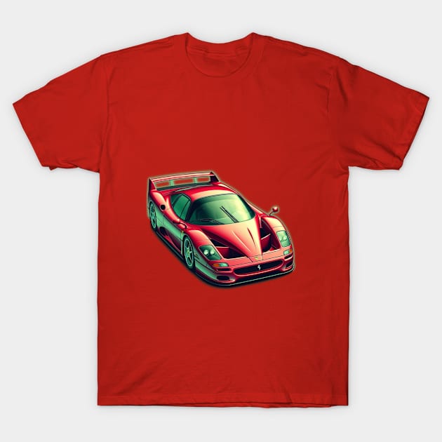 Ferrari F50 T-Shirt by VintageCarsShop